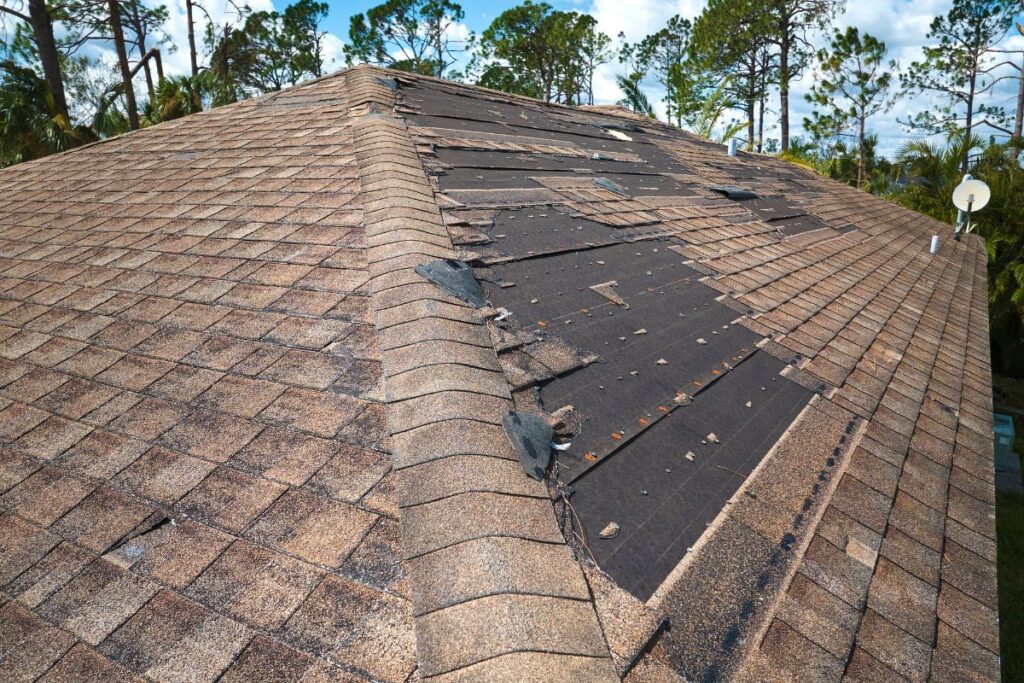 Invisible roof Storm Damage